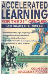 Accelerated Learning For The 21 St Century Cara Belajar Cepat Abad XXI