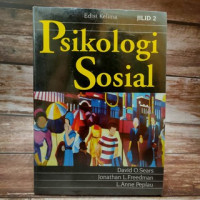 Psikologi Sosial Jilid 2 Edisi Kelima
